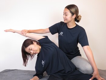 ESL 都立大学/凝り固まった筋肉を伸ばす