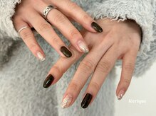 フェリークネイル(feerique nail)/ドットネイル/シースルー/圓山