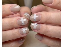 ソレイユネイル(soleil nail)/10月デザイン【ミドル】