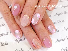 【フラワーネイル】