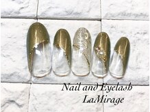 ネイルサロン ラミラージュ/ななめフレンチネイル