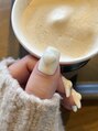 アワーズネイルオオサカ(ours nail osaka) my nail ◯ シンプルに少し甘さをプラスしたデザインが気分