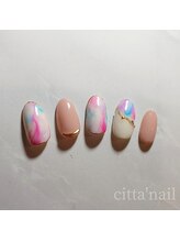 プラスチッタ(hair make salon plus citta')/マーブルネイル