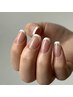 ［Hand/定番］French（フレンチ×スキンカラー）ケア込み