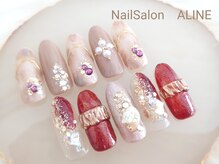 ネイルサロン アリーヌ(ＡＬＩＮＥ)/【定額】VIPコース￥8900