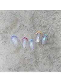 カラフルフレンチネイル♪