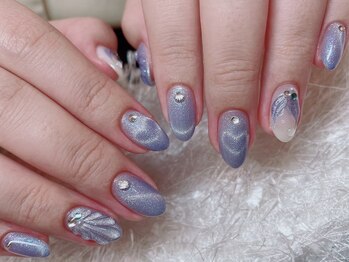 レアネイル 新宿(le'a nail)/マグネットデザインネイル