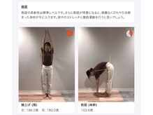 新所沢美原町整体院/前後の硬さも見える化！