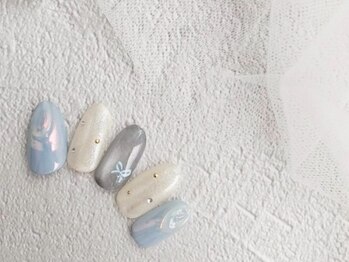 シベル(Ci belle)/オーロラネイル/リボンネイル