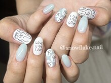 スノーフレーク(Snowflake)/定額デザイン☆うさぎ(^^)