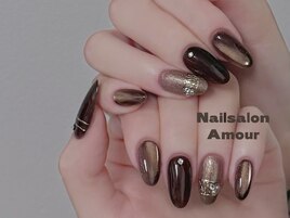 秋ネイルマグネット