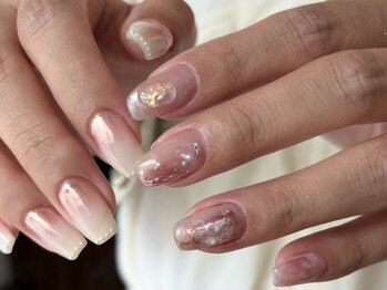 タスメット(+met)の写真/【オフ＆ケア込】派手なデザインが出来ない方にも＊最新トレンドでシンプルでも様々なシーンに映える指先へ