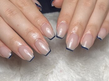 シェルビー(Cielbe.)/navy skinny french