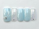 ブルーサマーネイル¥6500