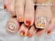 ネイルマフィア 渋谷(NAIL MAFIA)の写真/オシャレは足元から♪うるうるマグネットや、手書きアートも◎イベントやご旅行前にもオススメ☆