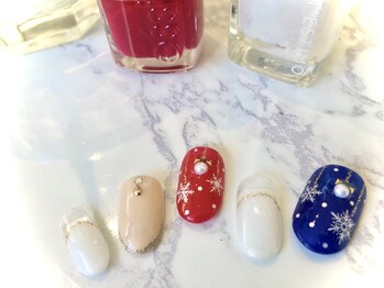 ネイルサロン プラティーン 国立(PLATINE)/クリスマスネイル