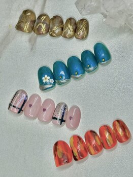 アンジェ ガーデン ビューティー(Ange Garden Beauty)の写真/旗の台駅すぐ！ワンホン、ニュアンスなど最旬デザインが得意なサロン☆カラー・デザイン豊富にご用意♪