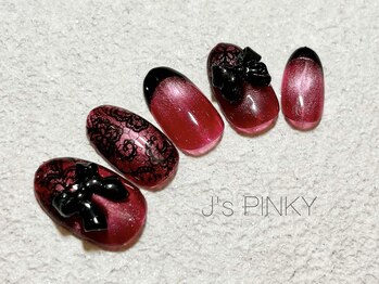 赤マグ×黒レース