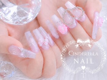 シンデレラネイル(CINDERELLA NAIL)/【チップ長さだしネイル】