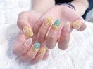 #リゾート #夏ネイル