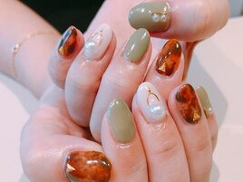 べっ甲×カーキー