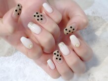 ラルネイル 大宮(Lull. nail)/＃上品ネイル＃ドットネイル