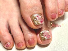 フェリーチェ(Felice)/フラワーフットネイル☆