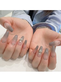 グラデーション2本アート