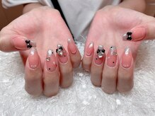 レアネイル 新宿(le'a nail)/ラメグラデーションネイル
