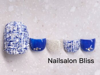 ネイルサロンブリス(nail salon Bliss)/定額FOOTシンプルアート¥5720