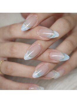 フレンチネイル/マーブルネイル