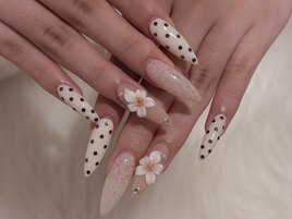 3Dフラワーネイル
