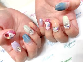 キラキラ！ユニコーンネイル☆