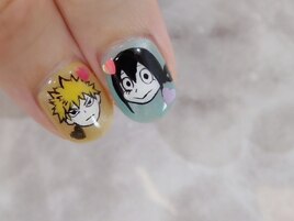 キャラクターネイル1本2500円♪