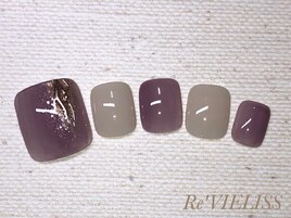 シンプルフットネイル