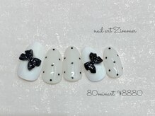 ネイルアート ジマー/80minartコース¥8880