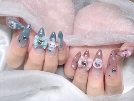 フラッシュネイル　推しネイル