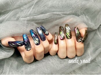 アネラネイル 広尾店(anela nail)の写真/anela nail特有の上品かつ個性が光るデザインをお楽しみください♪パラジェル無料変更可◎パラジェル導入店