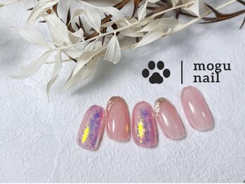 モグネイル(Mogunail)/7,8月定額B/ピンクネイル