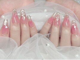 シンプルロングネイル