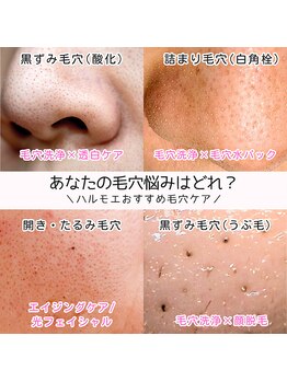 ハルモエ(HARUMOE)/毛穴洗浄×肌別トリートメント