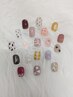 【平日Kaho限定】アクセサリー感覚で♪ワンポイントアート¥6200