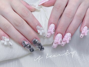 大人気リボンネイル