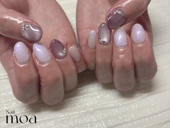 モア(moa)/マグネット　ピンク　むらさき　