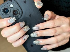 韓国個性派ニュアンスネイル☆