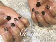 アクイユ 銀座店(ACCUEIL)/ヒョウ柄ネイル