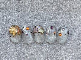 ハロウィンネイル¥6500