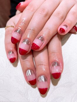 バイカラーネイル