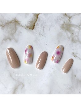 フィールネイル 天神橋店(feel nail)/くすみカラー/マグネット