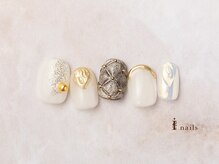 アイネイルズ 横浜EAST店(I-nails)/キラキラキルティングネイル